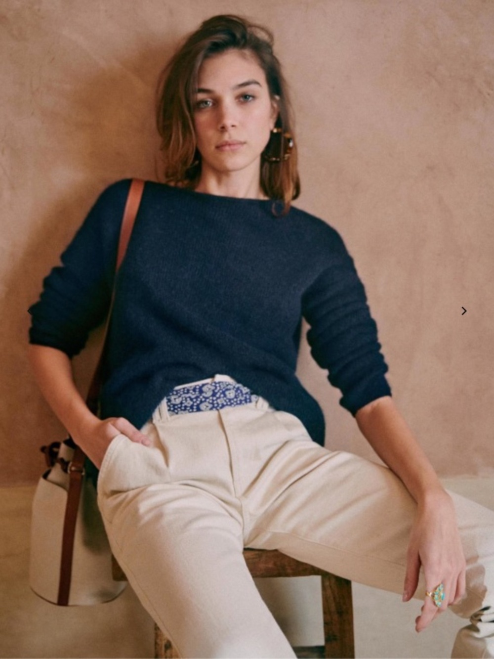 NWOT SEZANE Gaspard Cardigan - Navy XS